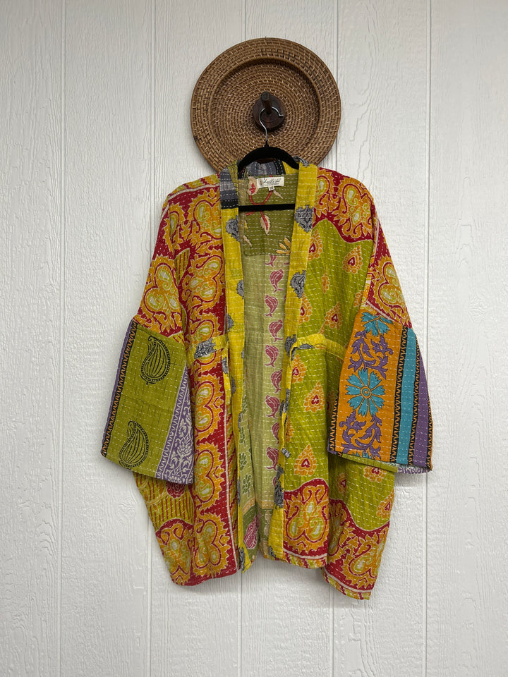 Kantha Shortie Kimono 0325 182