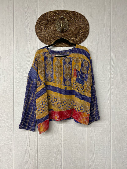 Pareo Kantha Wanderer Pocket Crop Top 0226 129