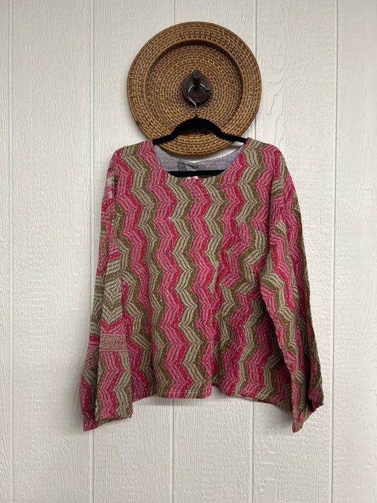 Pareo Kantha Wanderer Pocket Crop Top 0226 056