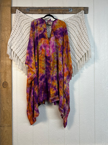 Crepe Sari Orchid Kimono 0626 264