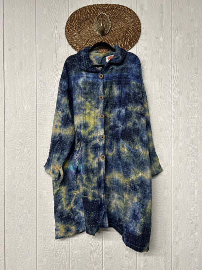 Aura Edit Koverlet Button Down Trench Coat 1026 018