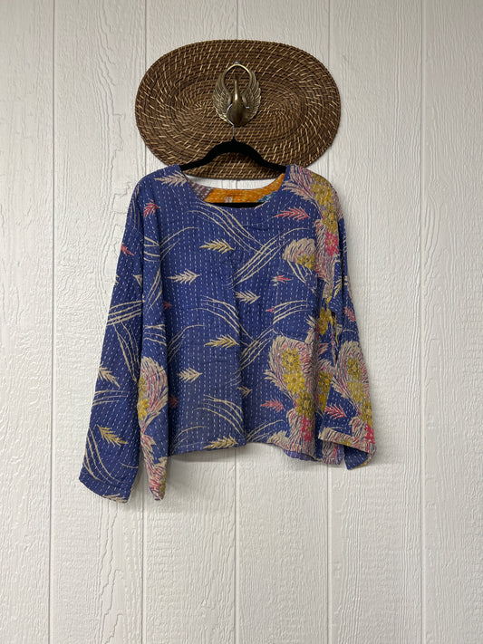 Pareo Kantha Wanderer Pocket Crop Top 0226 173