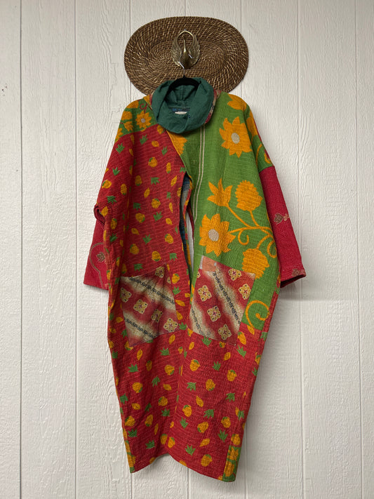 Fine Kantha Cowl Split Pullover 1225 028