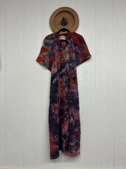 Crepe Sari Summer Woodstock Duster 0626 070