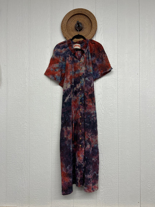 Crepe Sari Summer Woodstock Duster 0626 070