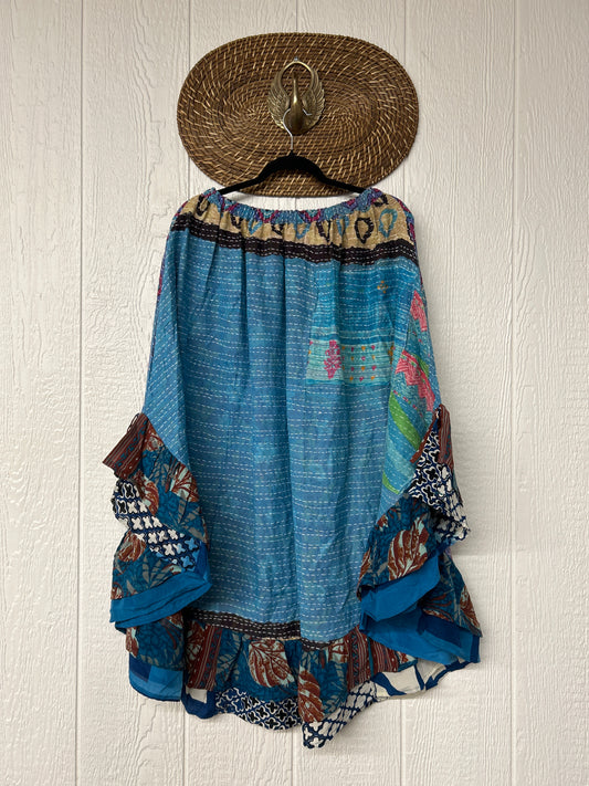 Pareo Kantha Wild Rose Skirt 0426 224