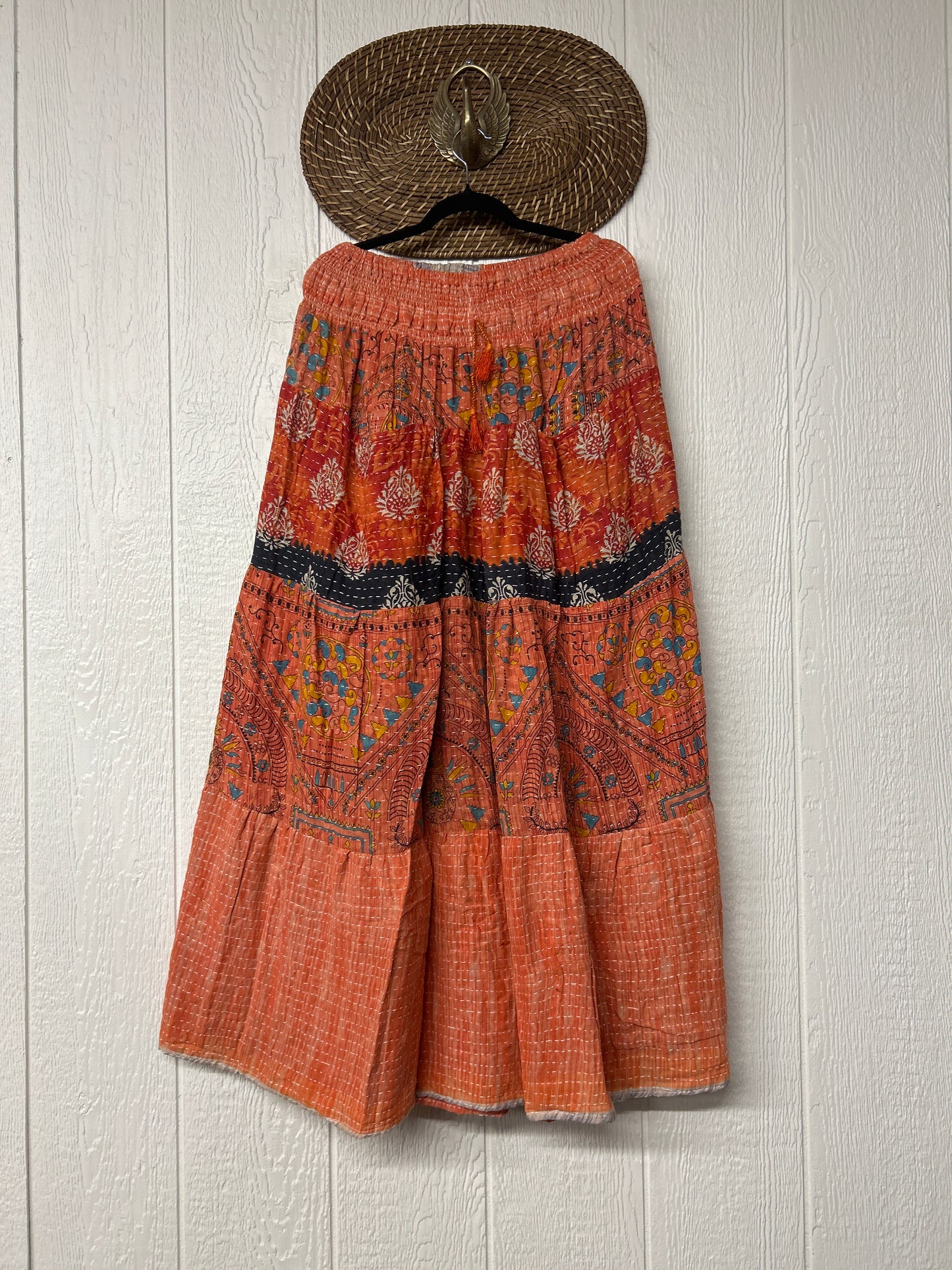 Pareo Kantha Lotus Maxi Skirt 0826 171