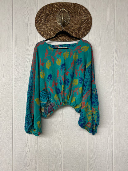 Crepe Sari Luna Crop Top 0126 246