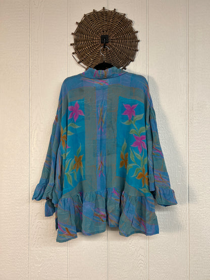 Crepe Sari Wild Rose Top 1026 025
