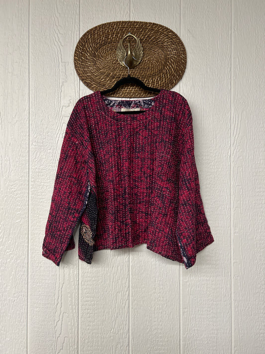 Pareo Kantha Wanderer Pocket Crop Top 0226 124