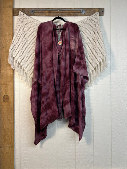 Crepe Sari Orchid Kimono 0626 276