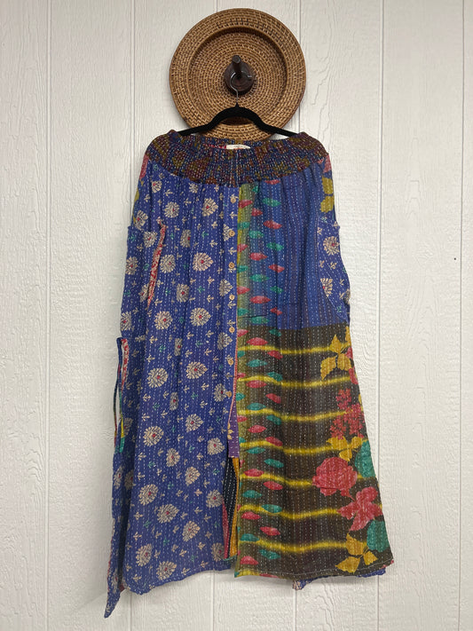 Pareo Kantha Butterfly Cargo Skirt 0426 269
