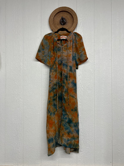 Crepe Sari Summer Woodstock Duster 0626 134