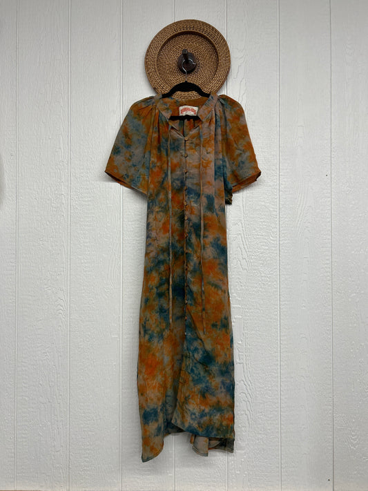 Crepe Sari Summer Woodstock Duster 0626 134