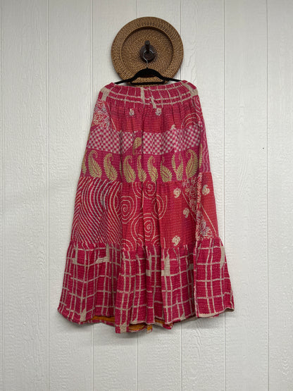 Pareo Kantha Lotus Maxi Skirt 0826 013