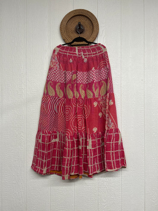 Pareo Kantha Lotus Maxi Skirt 0826 013