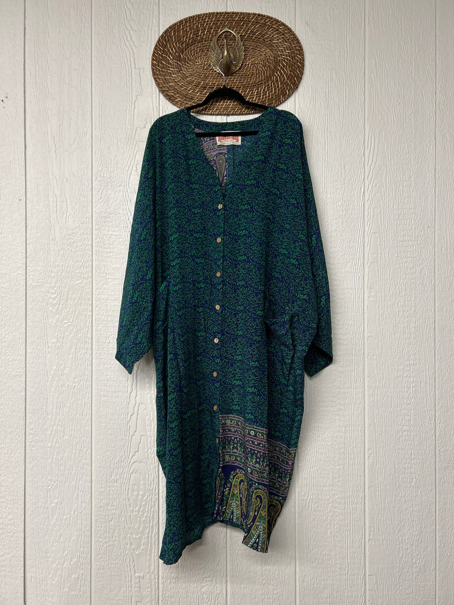 Crepe Sari Gaia Duster Dress 0826 086