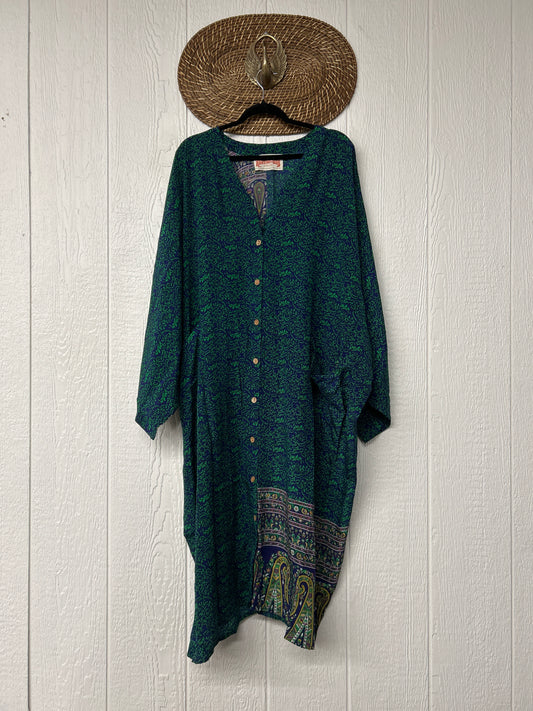 Crepe Sari Gaia Duster Dress 0826 086