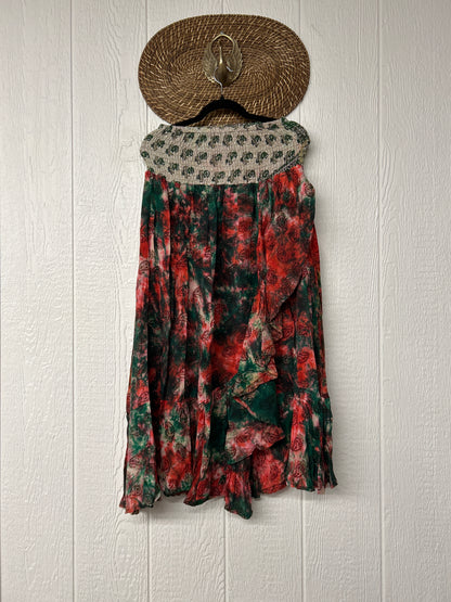 Crepe Sari Inner Peace Wrap Skirt 0626 188