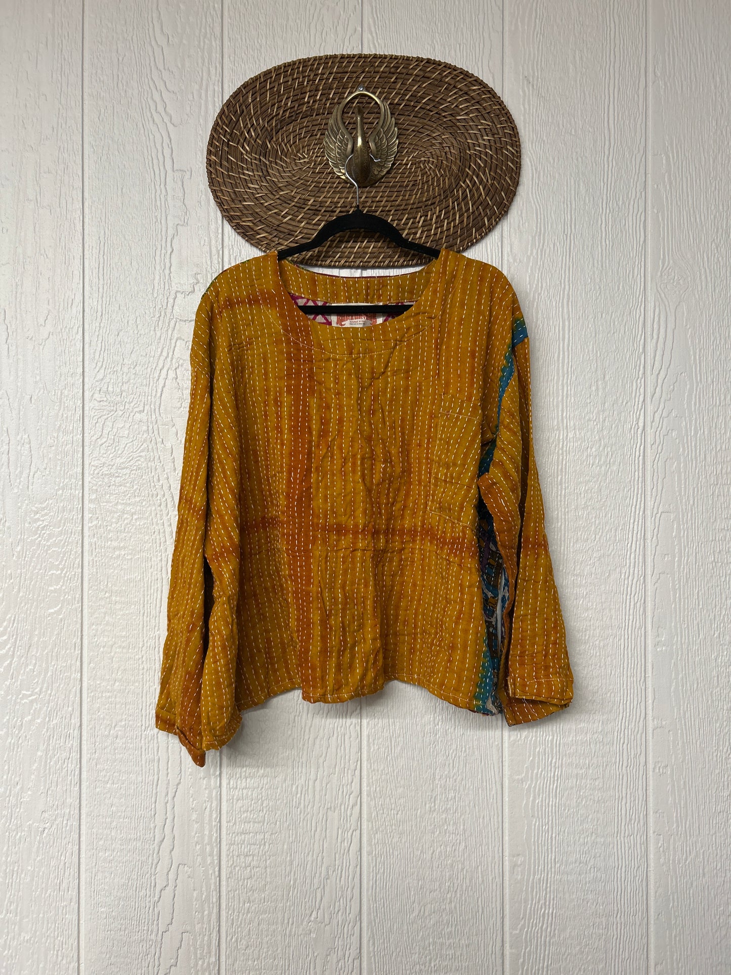 Pareo Kantha Wanderer Pocket Crop Top 0226 227