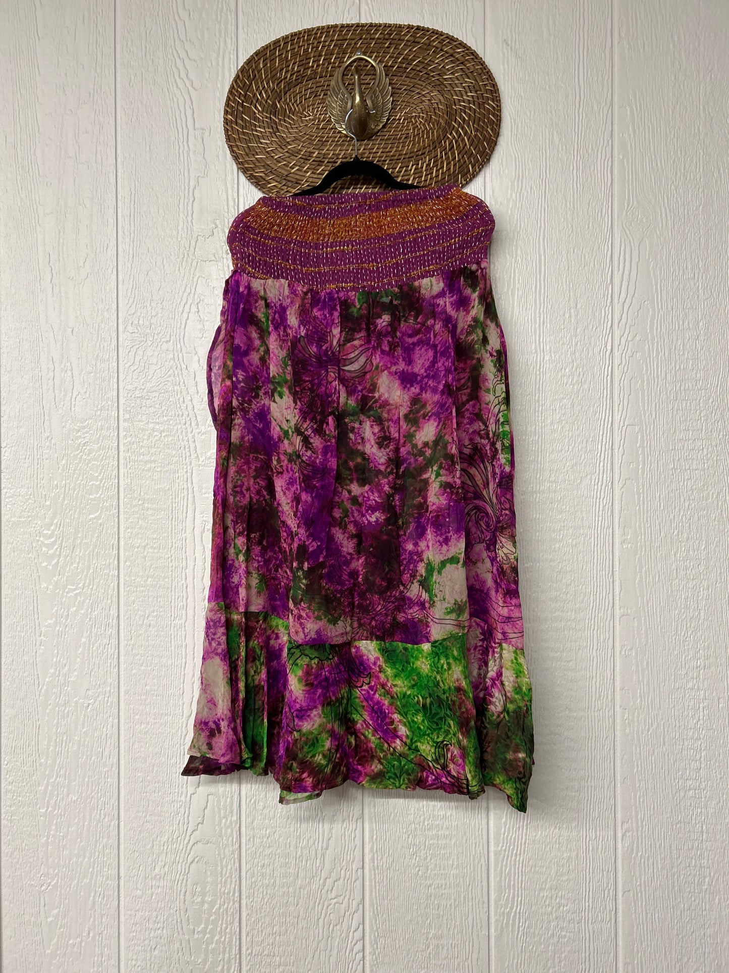 Crepe Sari Inner Peace Wrap Skirt 0626 212