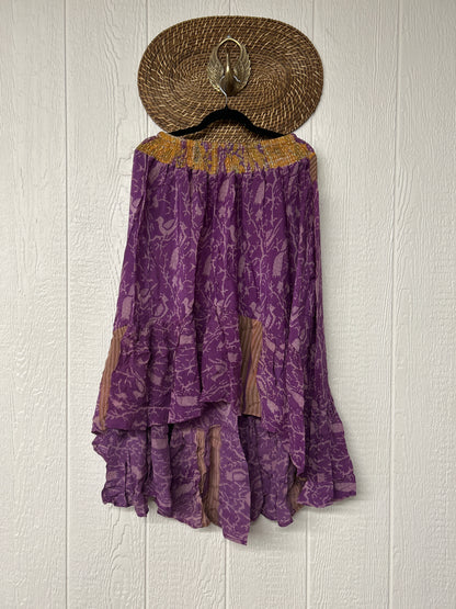 Crepe Sari Dahlia Skirt 1026 043