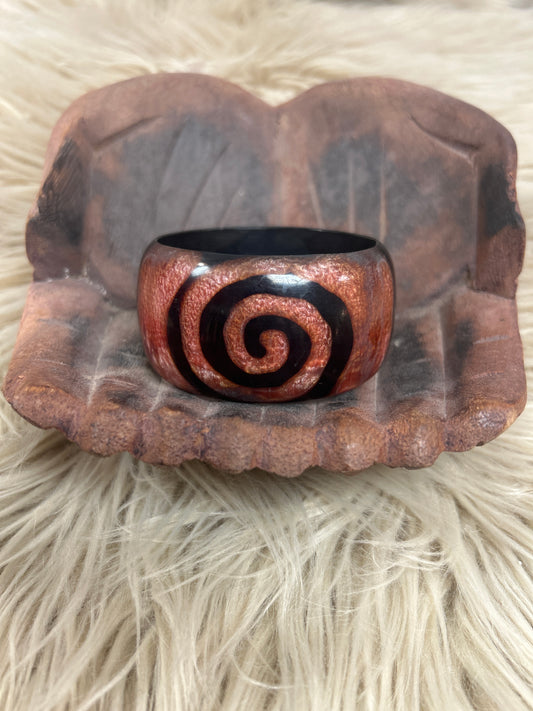 Coral Spiral Bangle
