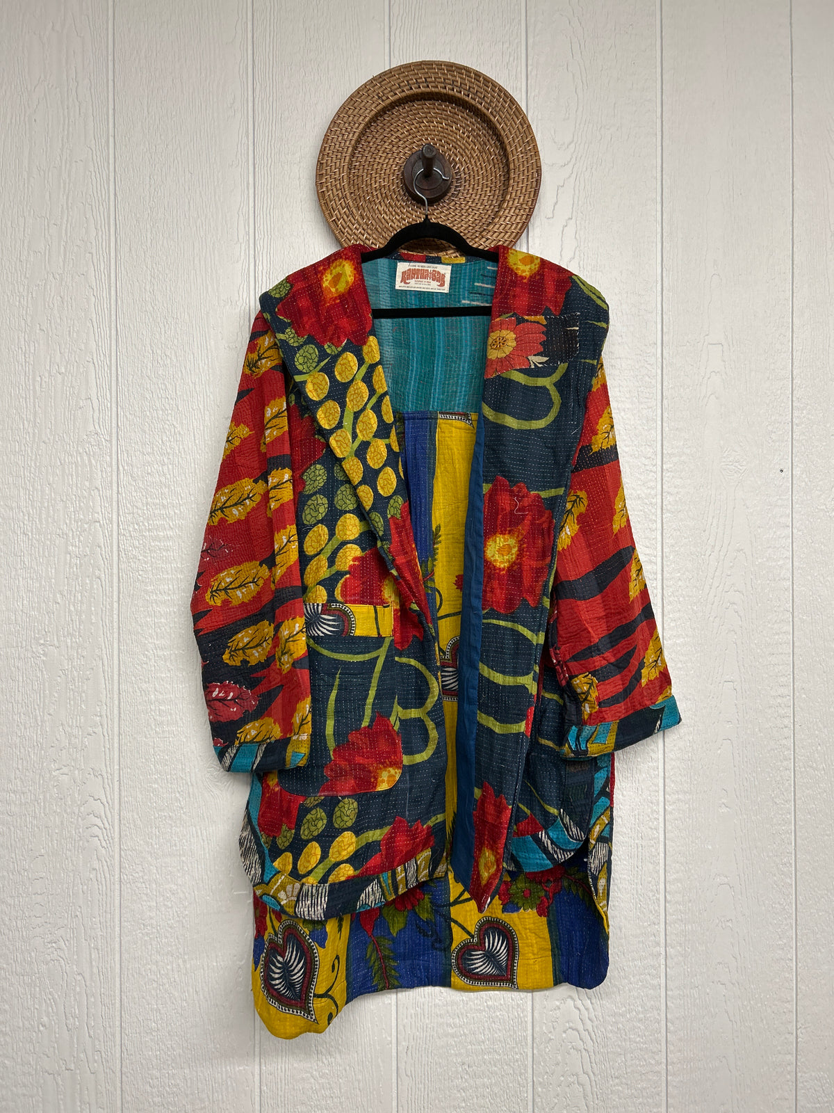 Fine Kantha Drifter Coat 1026 234