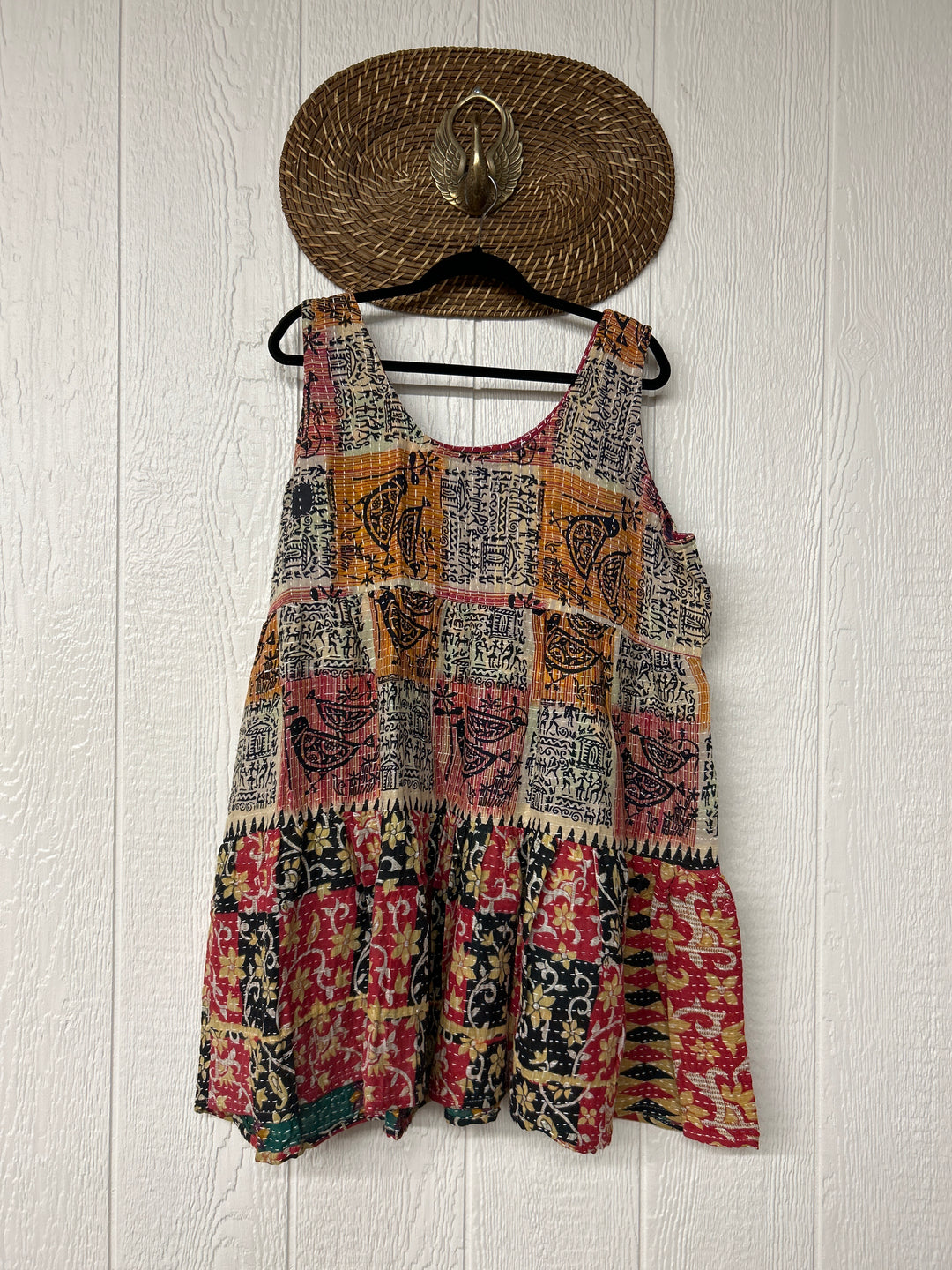 Kantha Meadow Mini Dress 0625 147