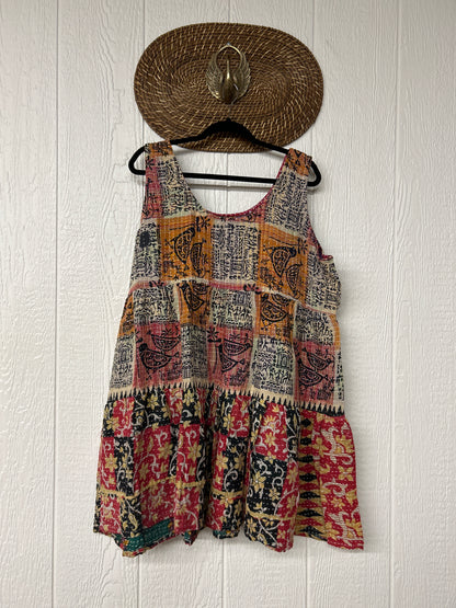 Kantha Meadow Mini Dress 0625 147