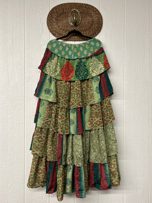 Rasgulla Sari Venus Ruffle Maxi 1125 069