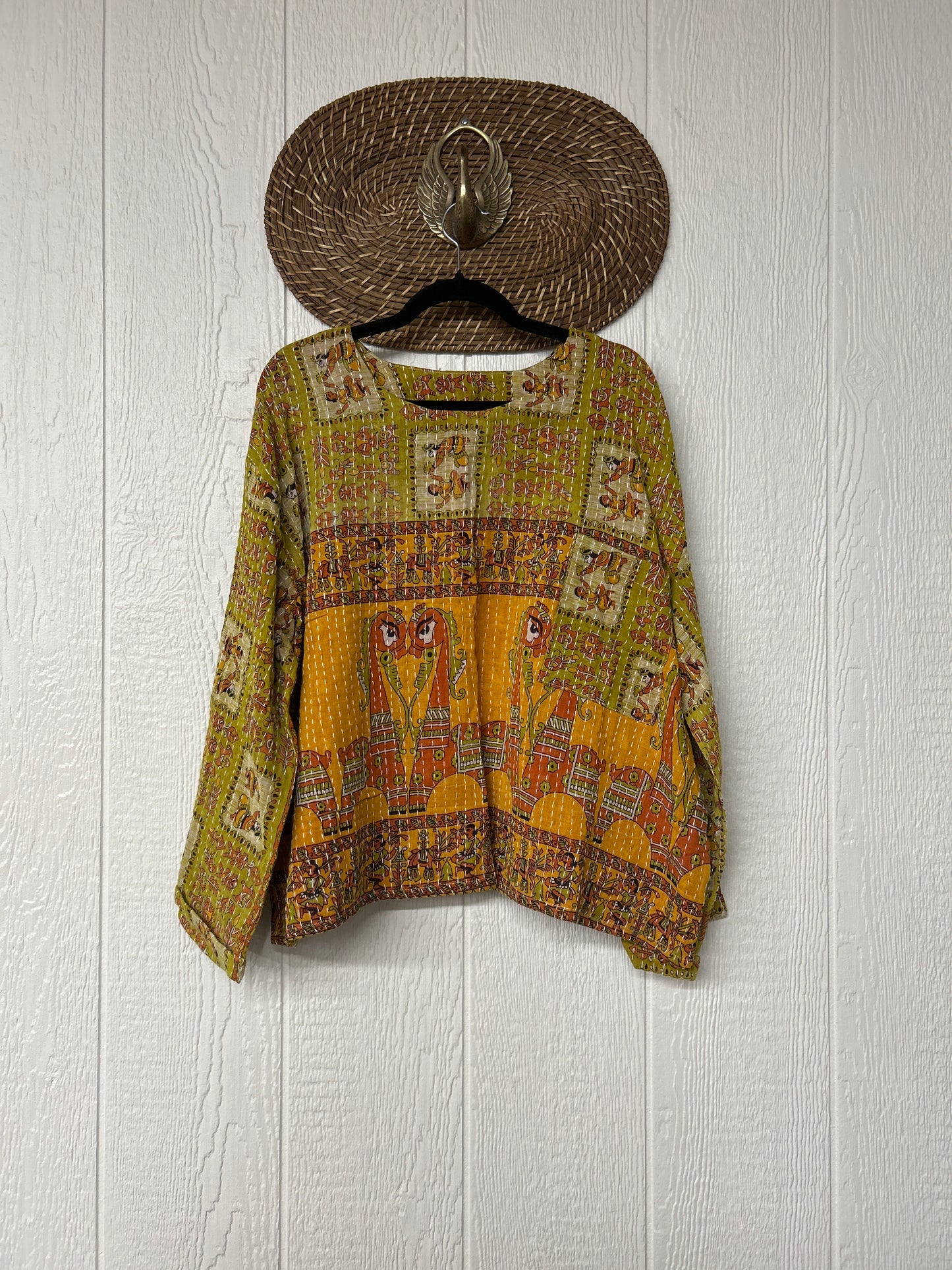 Pareo Kantha Wanderer Pocket Crop Top 0226 112