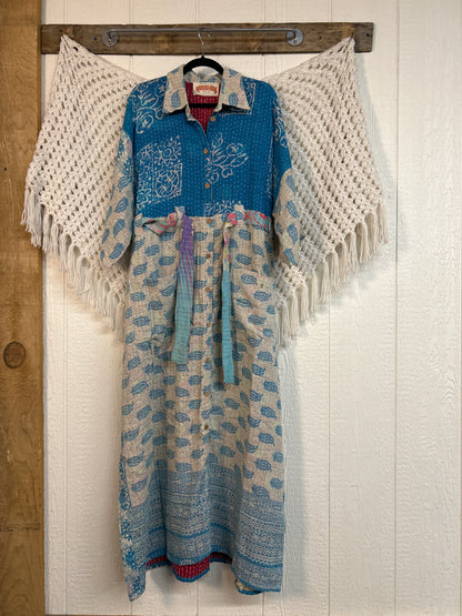 Pareo Kantha Gravity Duster Dress 0226 131