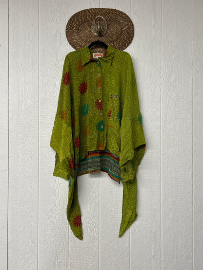 Crepe Sari Nirvana Button Down 1125 062