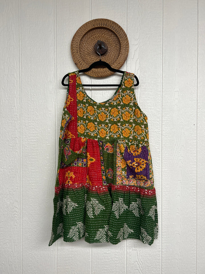 Kantha Meadow Mini Dress 0625 123