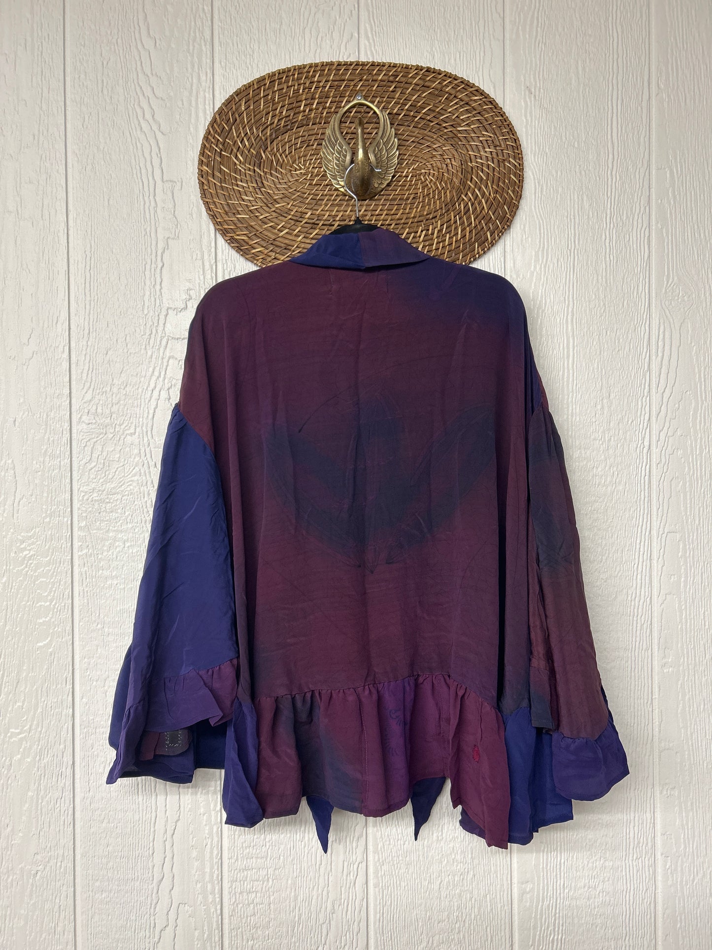 Crepe Sari Wild Rose Top 1225 155