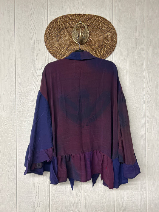 Crepe Sari Wild Rose Top 1225 155