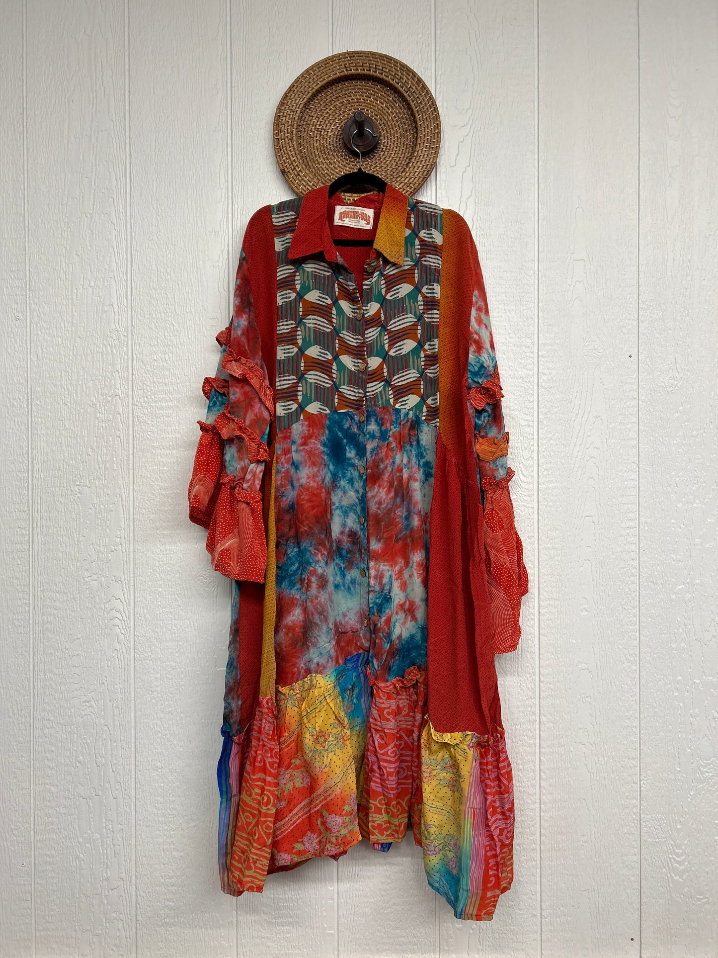 Crepe Sari Rhiannon Duster Dress 0226 217