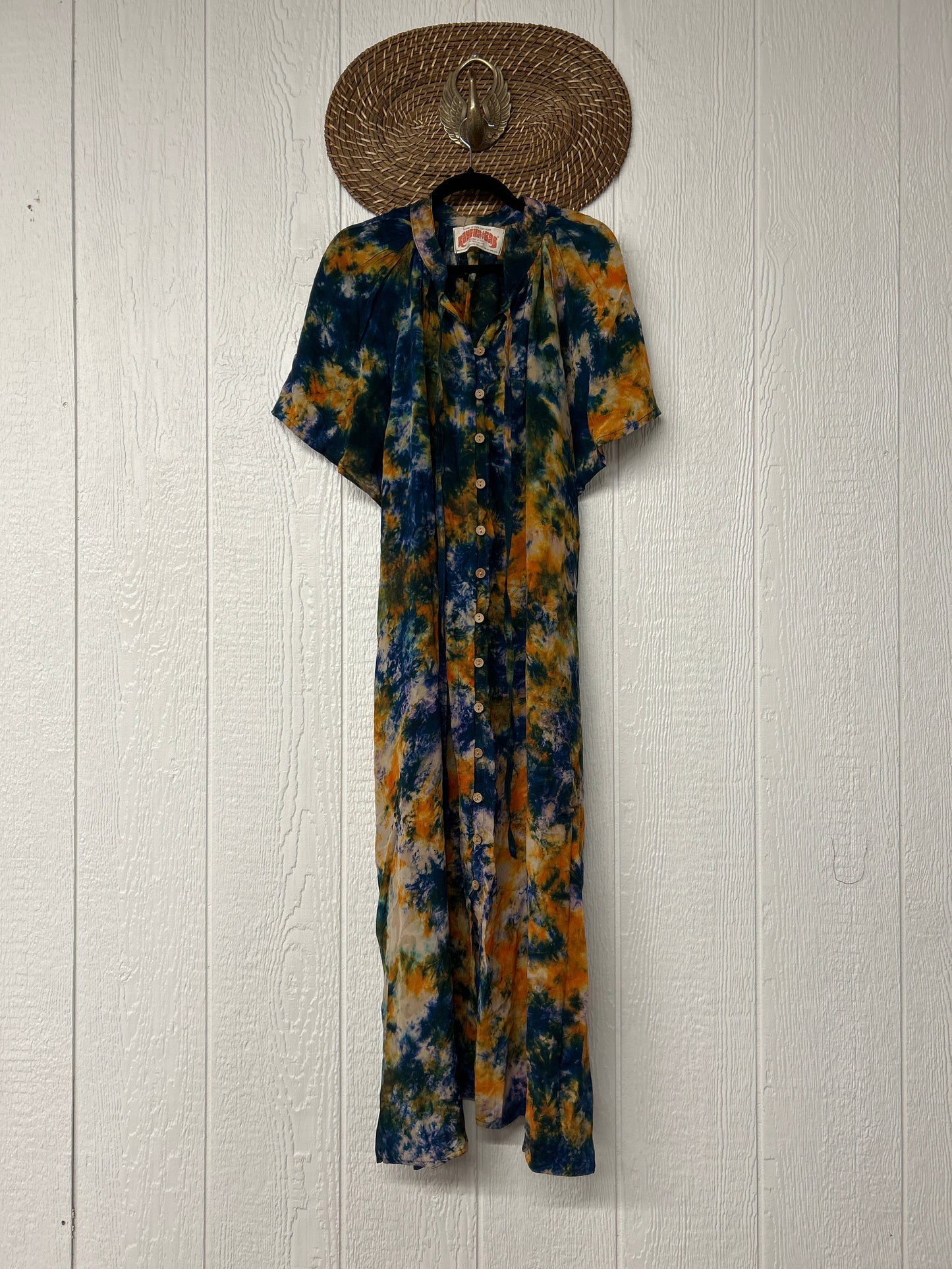 Crepe Sari Summer Woodstock Duster 0626 181