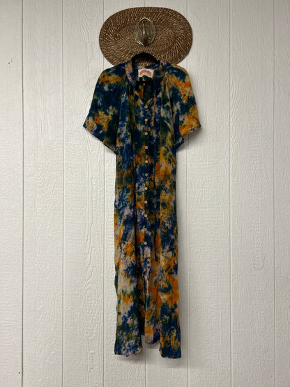 Crepe Sari Summer Woodstock Duster 0626 181