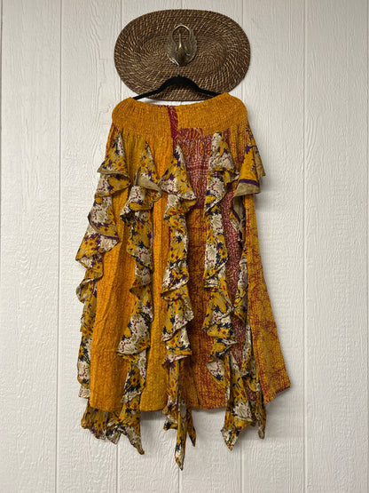 Pareo Kantha Willow Maxi Skirt 0826 179