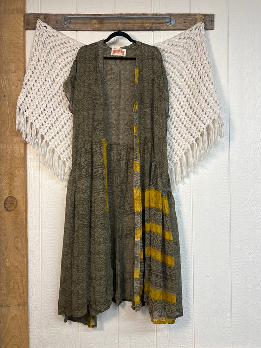 Crepe Sari Summer Evermore Kimono 0726 201