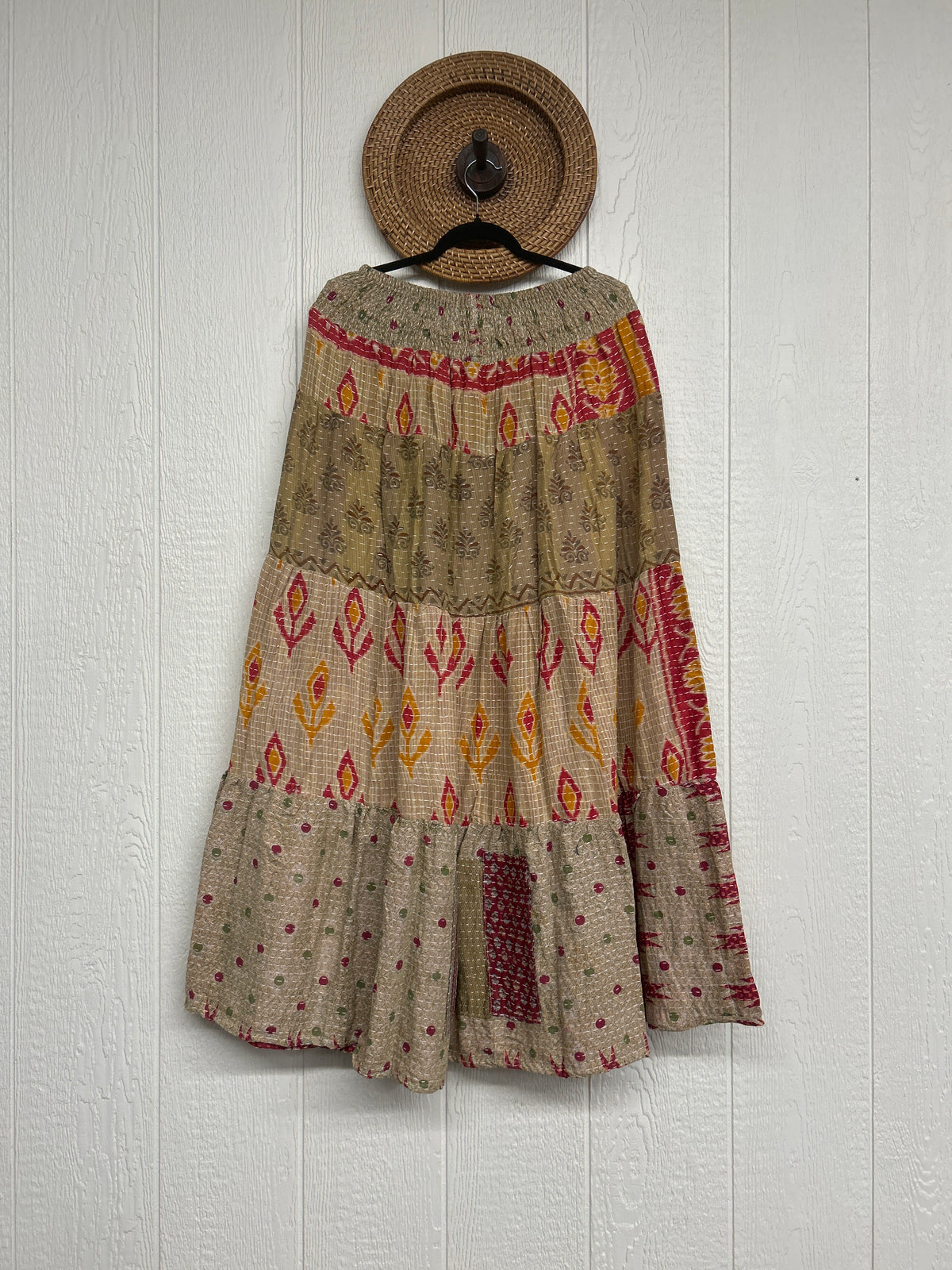 Pareo Kantha Lotus Maxi Skirt 0826 267