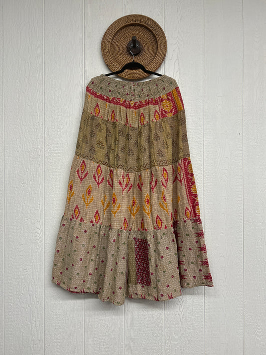 Pareo Kantha Lotus Maxi Skirt 0826 267
