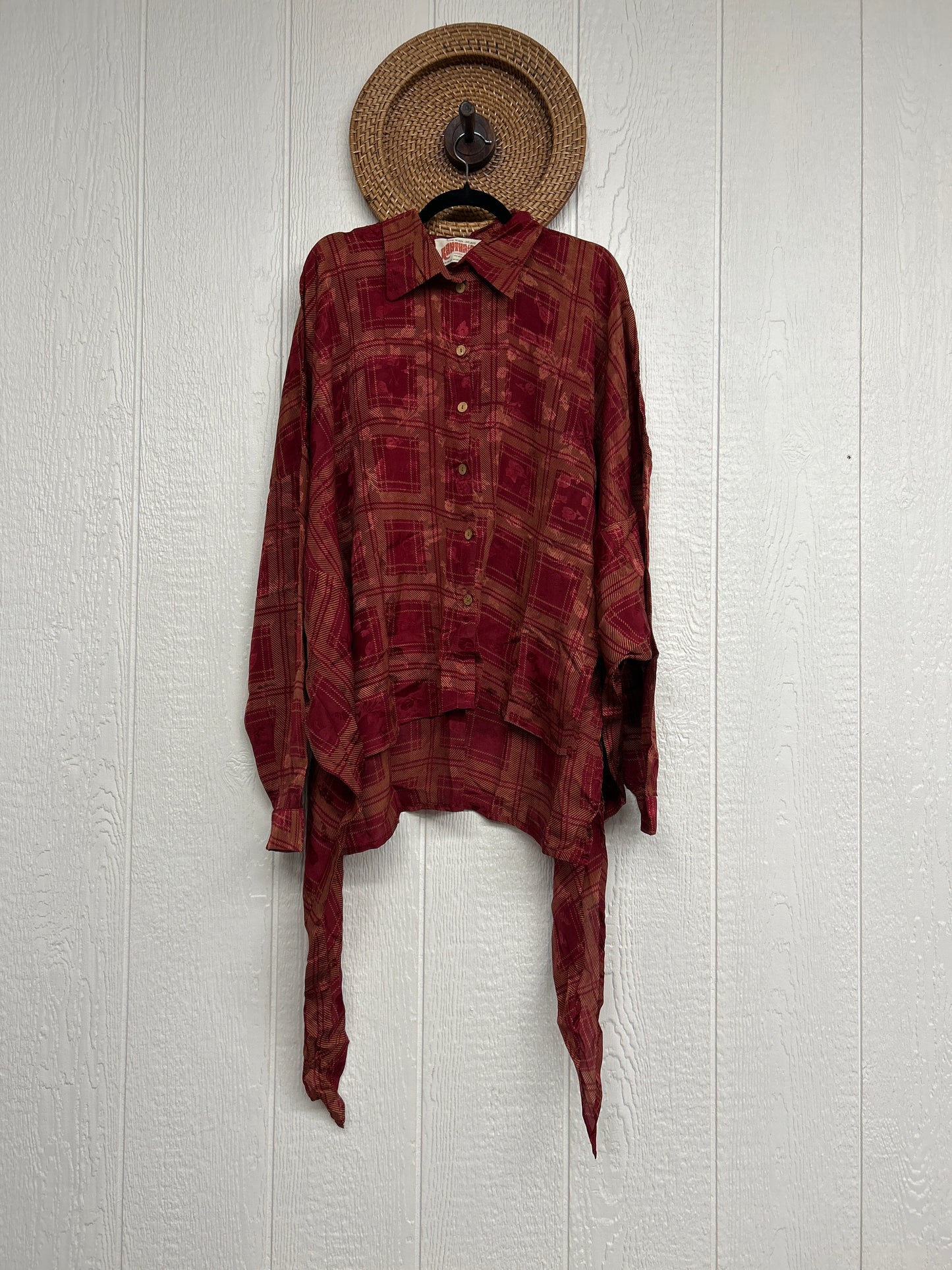 Crepe Sari Nirvana Button Down 1125 241