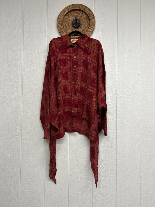 Crepe Sari Nirvana Button Down 1125 241