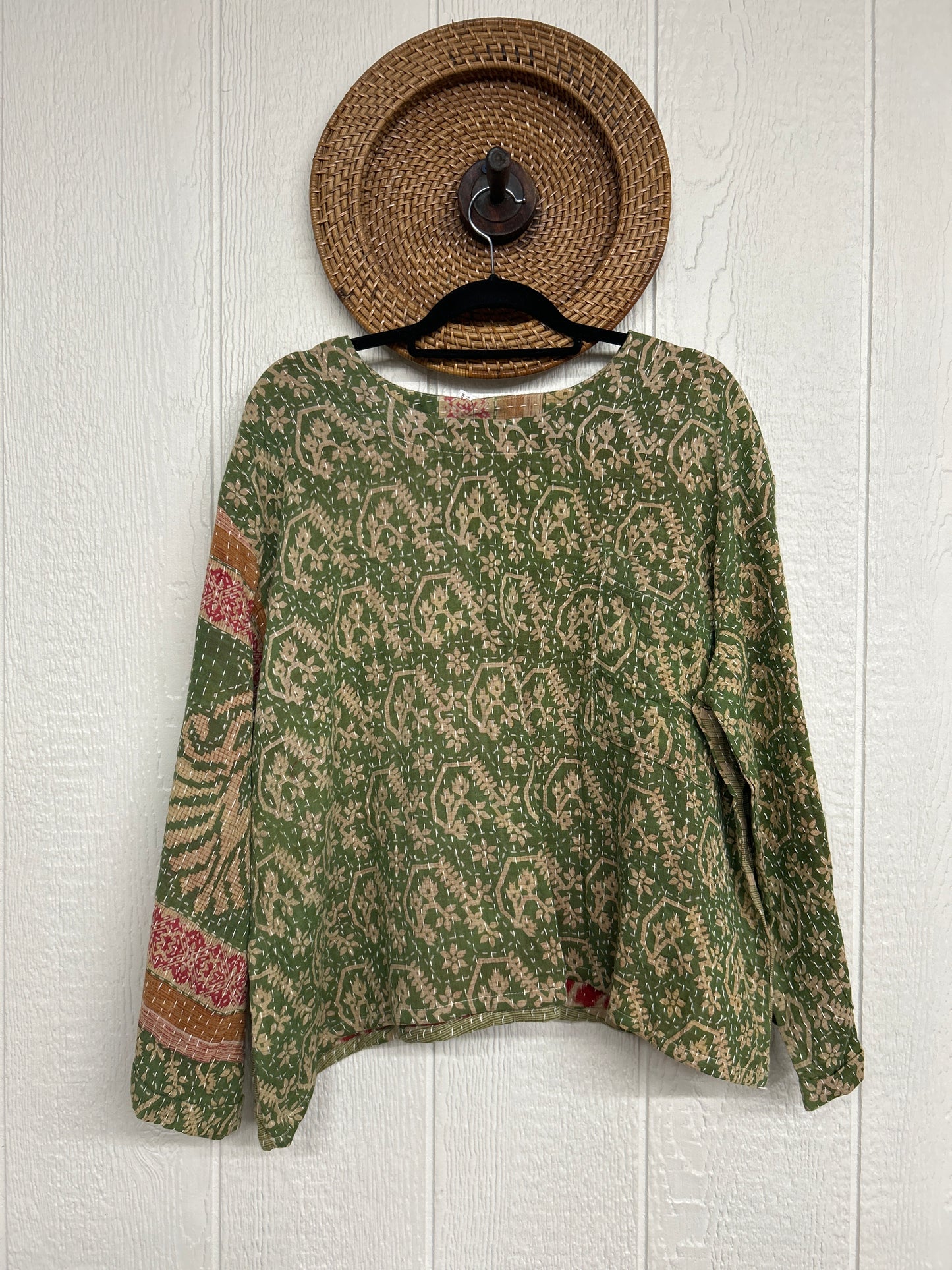 Pareo Kantha Wanderer Pocket Crop Top 0226 102