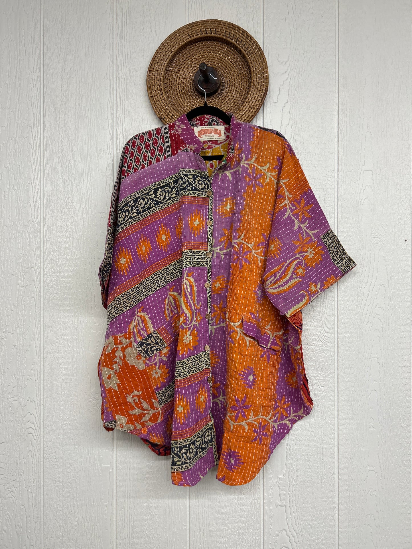 Pareo Kantha Free To Be Button-Down 0726 011