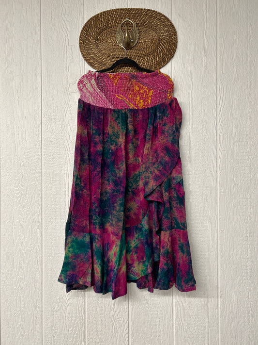 Crepe Sari Inner Peace Wrap Skirt 0626 005