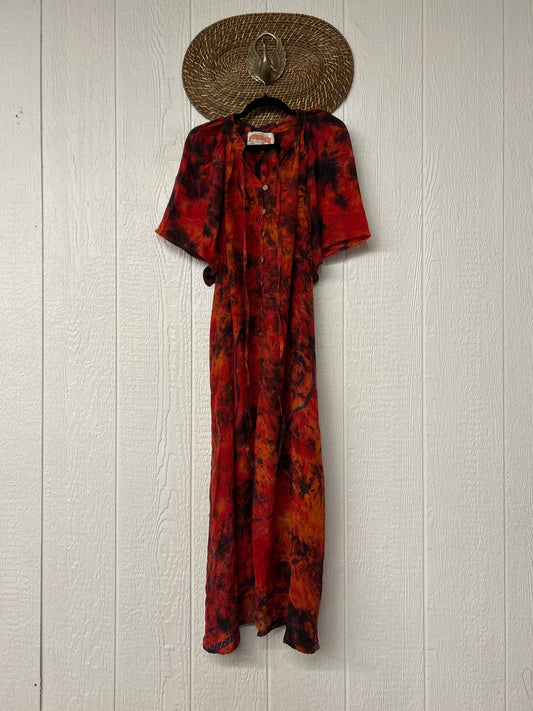 Crepe Sari Summer Woodstock Duster 0626 268